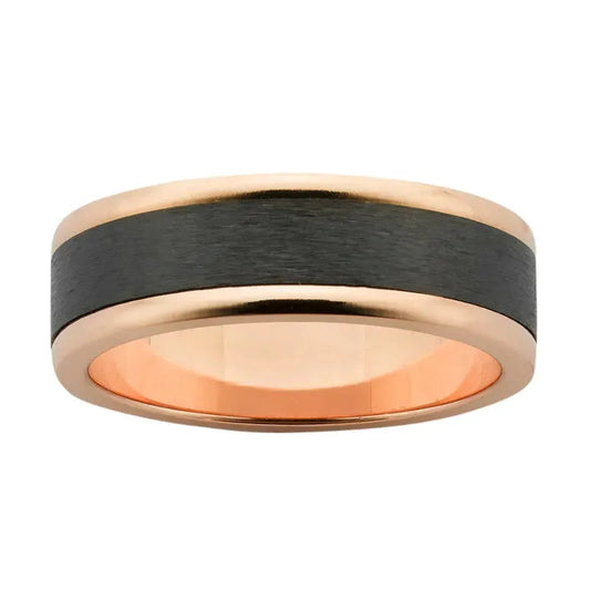 Gents Zirconium Wedding Band