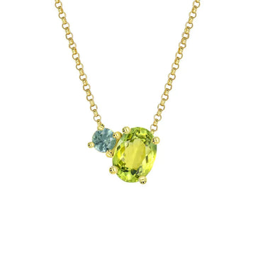 Toi Et Moi Necklace in Yellow Gold Chain