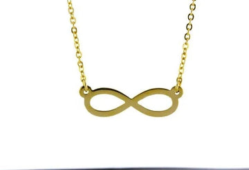 Yellow Gold Infinity Pendant
