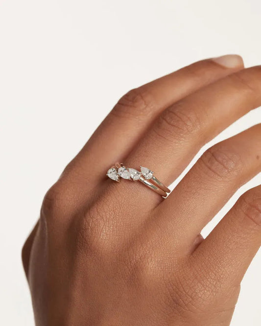 PDPaola Silver Terra Ring