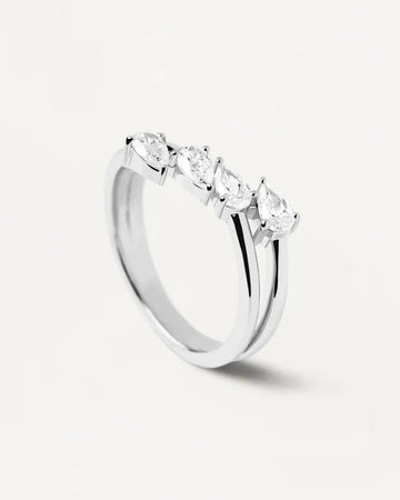 PDPaola Silver Terra Ring