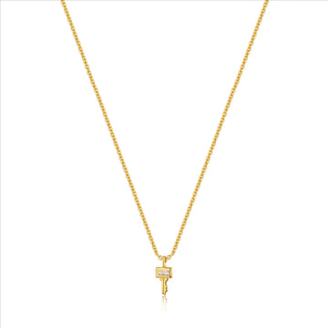 Ania Haie Silver KeyNecklace.  N032-02H