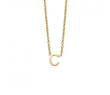 Gold Plated Intial "C" Necklace