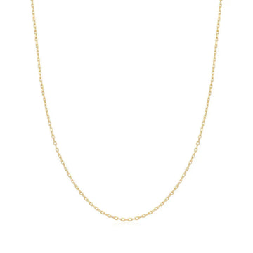 Ania Haie Silver Mini Link Charm Chain Necklace 40+5cm