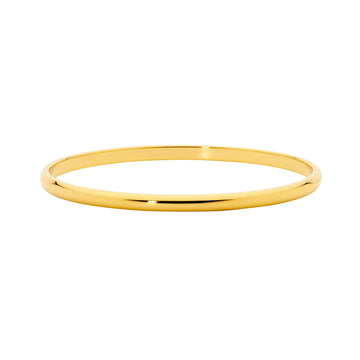 Ellani Stainless Steel 3mm Bangle 65mm Diameter
