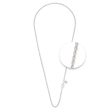 Nikki Lissoni Silver Plated 1mm X 60cm 24in Chain