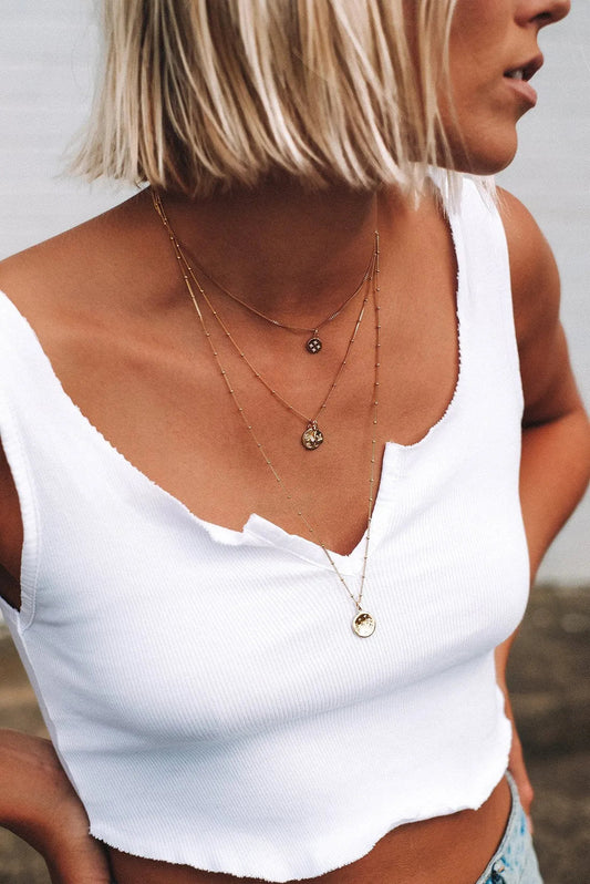 Kirstin Ash Gold Bespoke Ball Chain 22-25"
