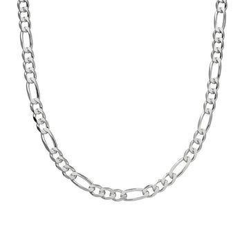 Sterling Silver 3:1 Figaro Chain
