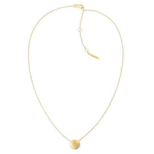 Calvin Klein Jewellery Gold Steel with Crystals Women's Pendant Necklace