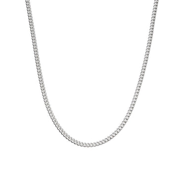 Sterling Silver Curb Chain 43CM