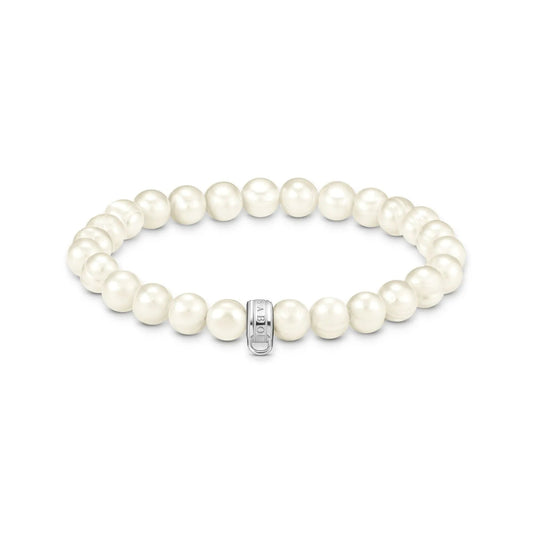 Thomas Sabo Charm Bracelet With Freshwater Cultured Pearls