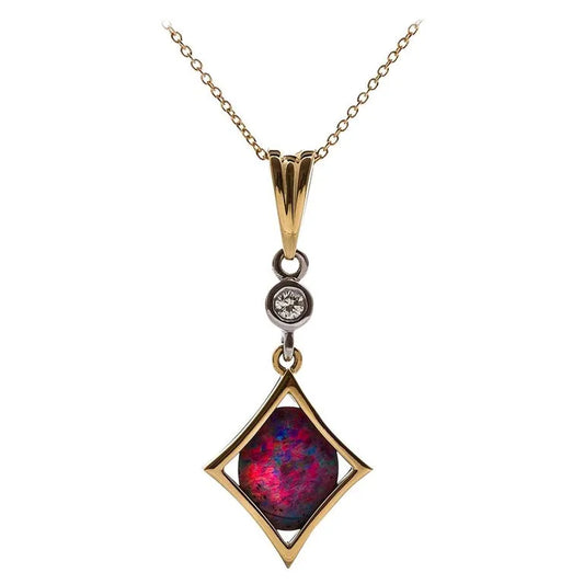Opale & Diamante Necklace