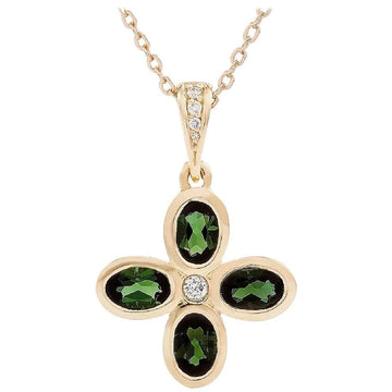 Tormalina & Diamante Necklace