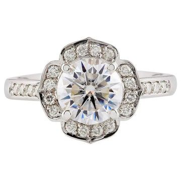 Art Deco Diamond Engagement Ring