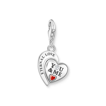 Thomas Sabo You & Me Charm Pendant Silver