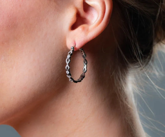 Georgini Red Carpet Ovation Earrings Silver