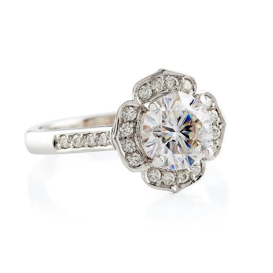 Art Deco Diamond Engagement Ring