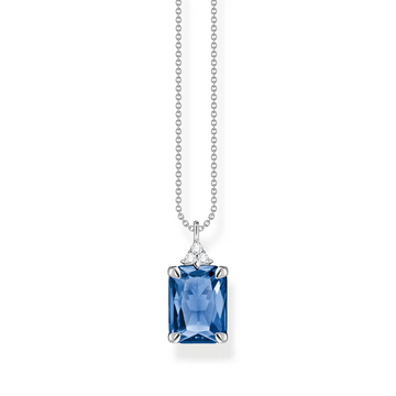 Thomas Sabo Heritage Blue Stone Necklace 40-45cm