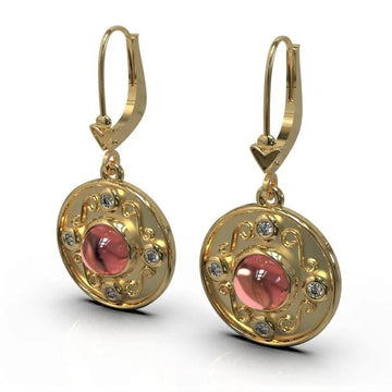Tormalina & Diamante Earrings