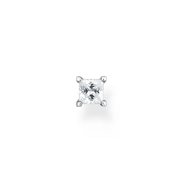Thomas Sabo Princess Cut Cubic Zirconia Single Stud