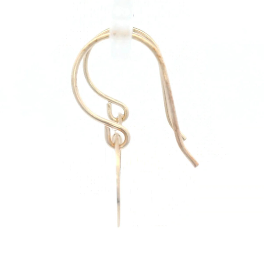 9CT Y/GOLD DISC EAR 11.2MM