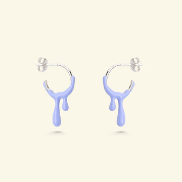 Gelato Silver Earring - Lavender