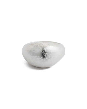 Kirstin Ash Silver Golden Light Dome Ring