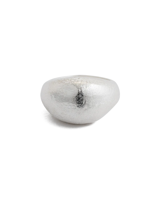Kirstin Ash Silver Golden Light Dome Ring