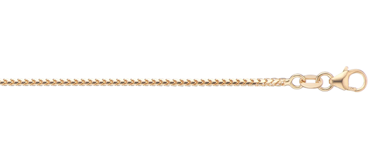 9ct Yellow Gold Franco Chain