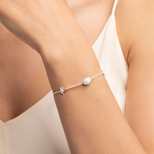 Thomas Sabo Pearl Bracelet 16-19cm