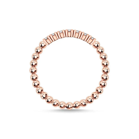 Thomas Sabo Rose Gold Dots with Cubic Zirconia Stones Ring