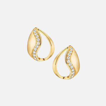 Engelsrufer Gold Plated Tears of Heaven Stud Earrings