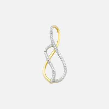9ct Gold Diamond Pendant