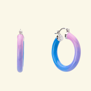 Tropicale Hoop Earring Dawn - Silver