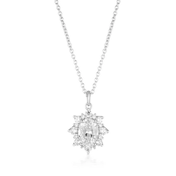 Georgini Iconic Bridal Eloise Pendant Silver