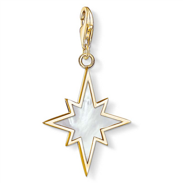 Thomas Sabo Charm Club Bright Star Gold Plated Charm