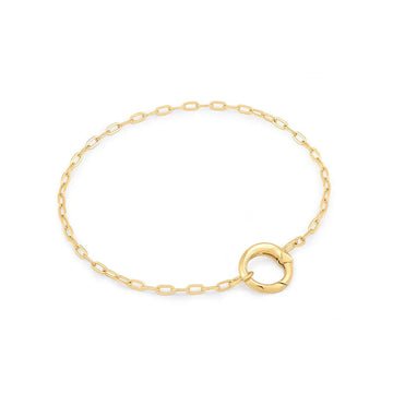 Mini Link Charm Chain Connector Bracelet