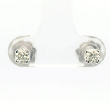 9 CT WHITE GOLD DIA STUDS 2 = .30