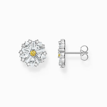 Thomas Sabo Sterling Silver Lovely Daisy Large Studs