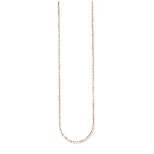 Thomas Sabo Rose Gold Venezia Chain Necklace 45-50cm