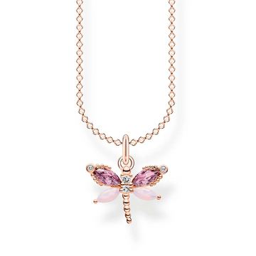 Thomas Sabo Necklace Dragonfly Rose Gold