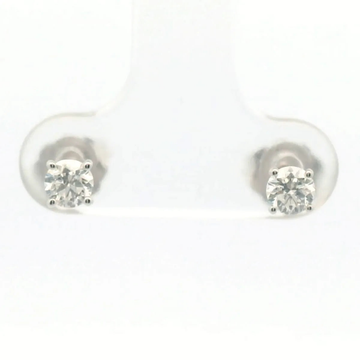 Diamond Stud Earrings set in 18 carat White Gold