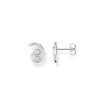 Thomas Sabo Cubic Zirconia Ocean Wave Studs