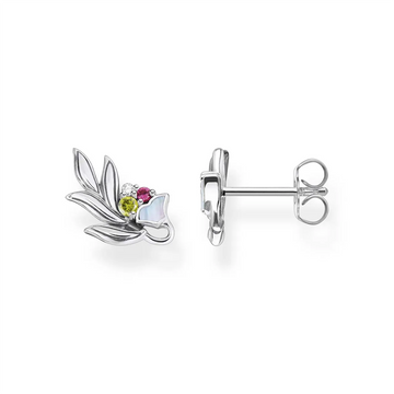 Thomas Sabo Silver Leaf Ear Studs