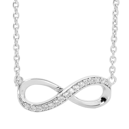 Ellani Infinity Pendant with Attached Chain