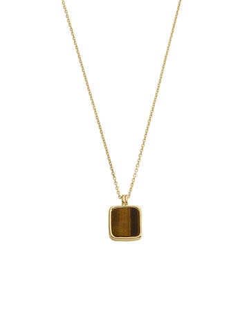 Tigers Eye Pendant Necklace