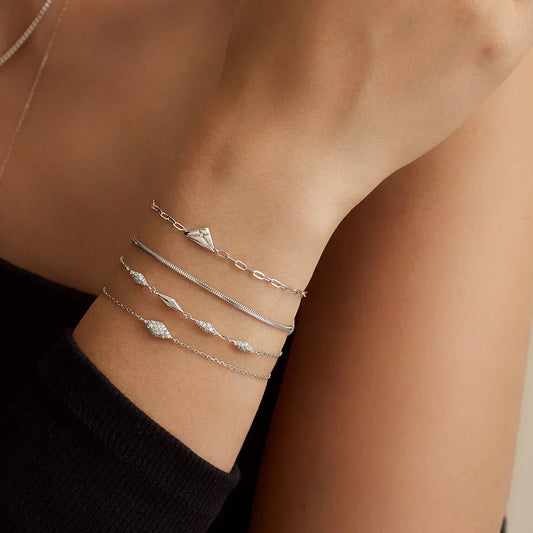 Ania HaieTriangle Kiss Bracelet