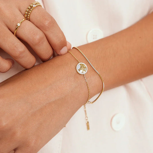 Silver Shiny Sun Stars Bracelet