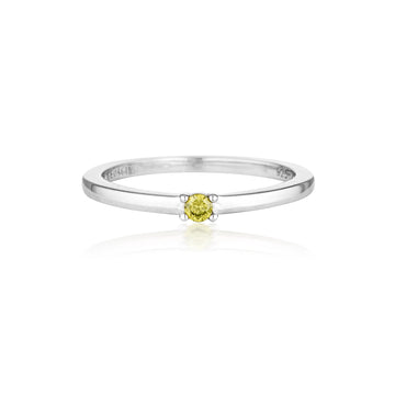 SUMMER SORBET MINI MARSHMALLOW RING GREEN SILVER