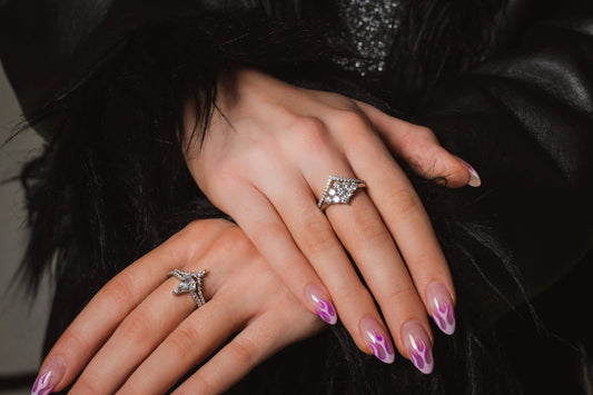 ROCK STAR SHIELD RING SILVER